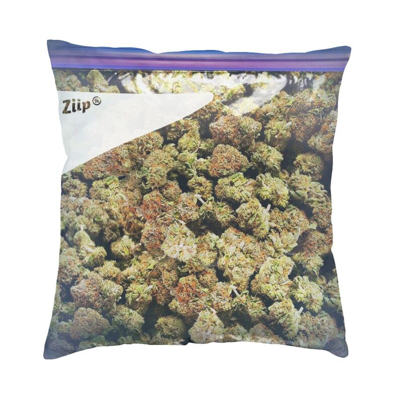 Assorted Cannabis-Themed Extra Large Dank Square Pillow Cases