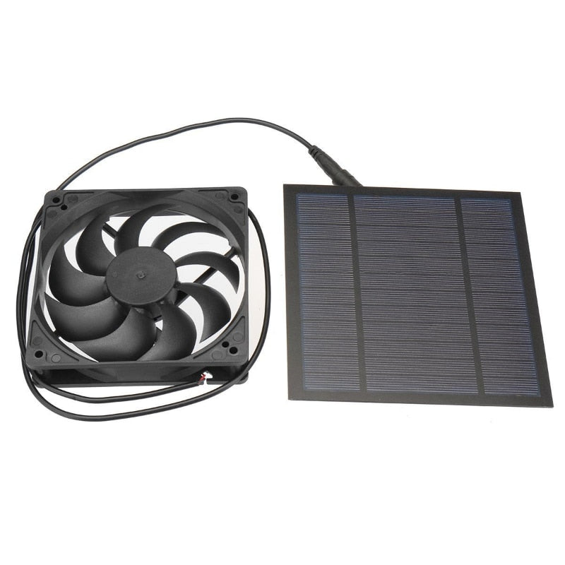 50W 12V Solar Greenhouse Exhaust Fan/Air Extractor