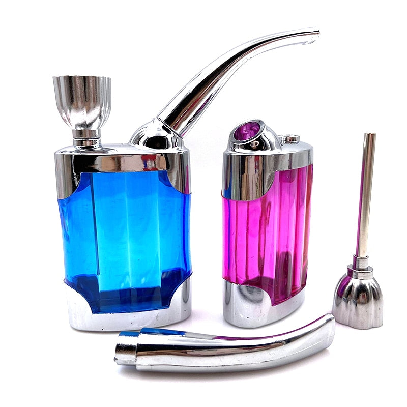 Assorted Colorful Mini Pocket Weed Water Filter Smoking Pipe