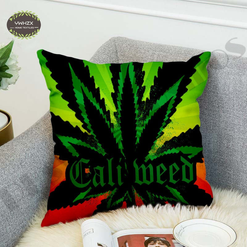 Assorted Hippie Weed Funny Pillow Cases