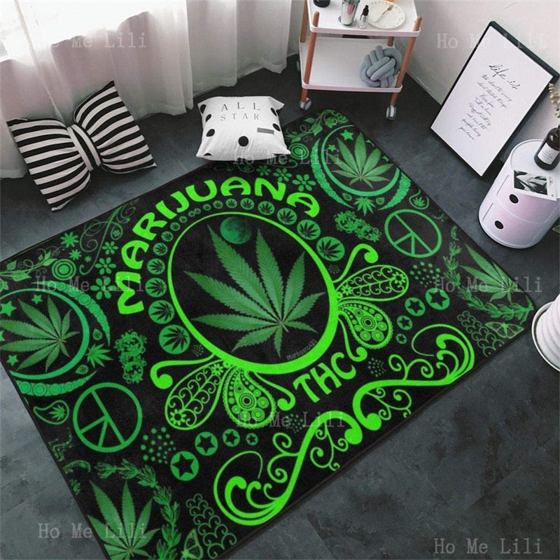 Assorted Weed Loaf Rugs