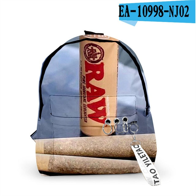 Raw Natural Rolling Papers Backpacks In Assorted Styles
