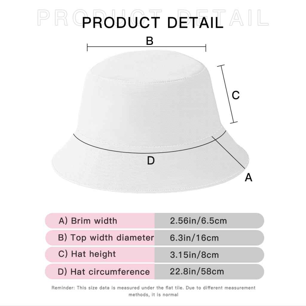 Unisex Legalize Marijuana Foldable Bucket Hat