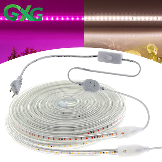 Full Spectrum 220V Waterproof Grow Light Strips