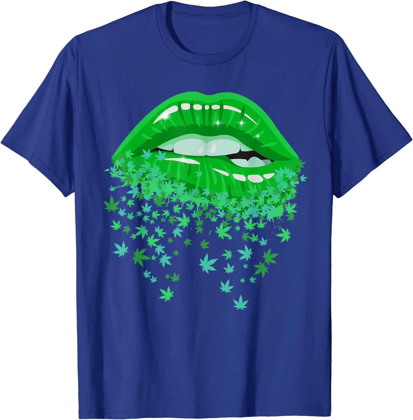 Sexy Lips Cannabis Leaf T-Shirt