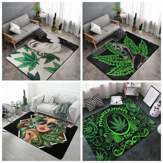 Assorted Weed Loaf Rugs