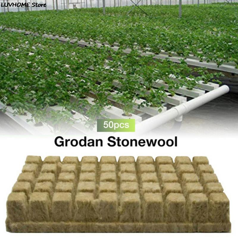 50Pcs Hydroponic Plant Cultivation Wool Cubes