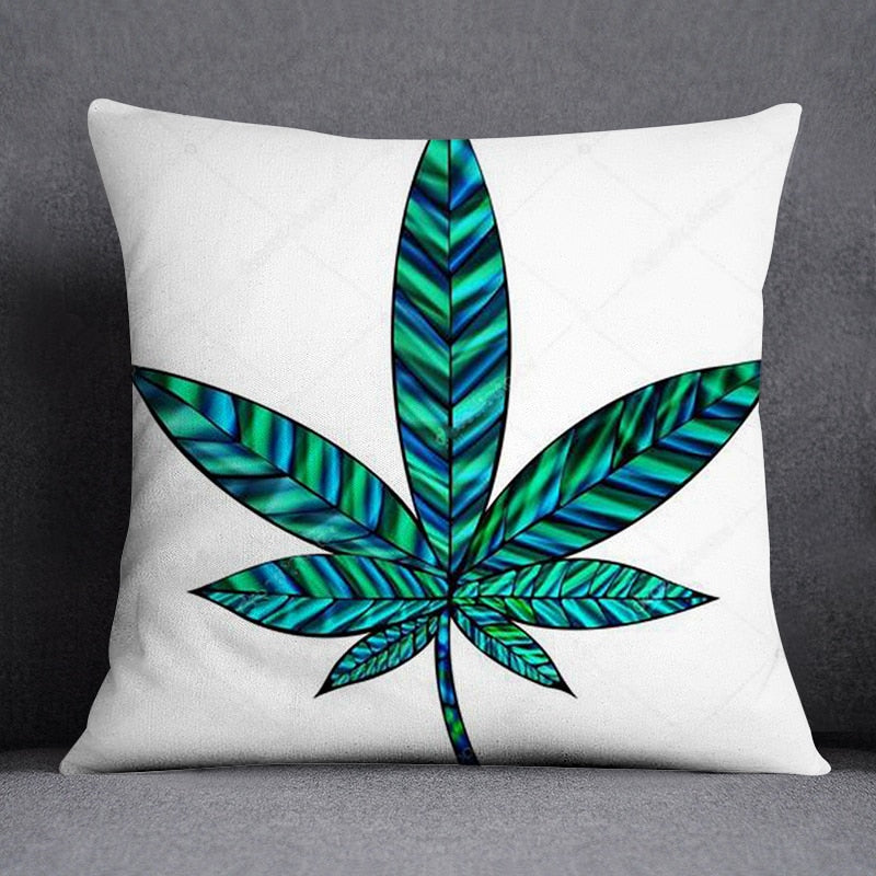 Assorted Weed Theme Pillow Cases