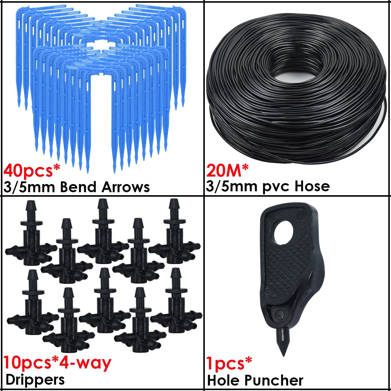 Greenhouse Drip Irrigation Watering System