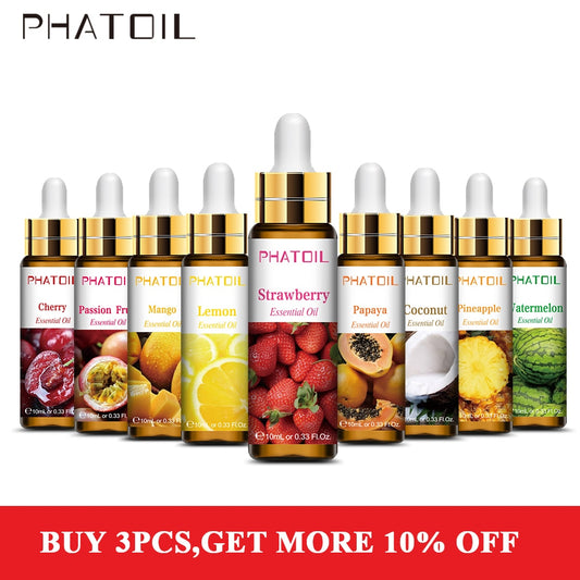 10ml Candle/Soap Making Pure Fruit Flower Aroma Fragrance Ois