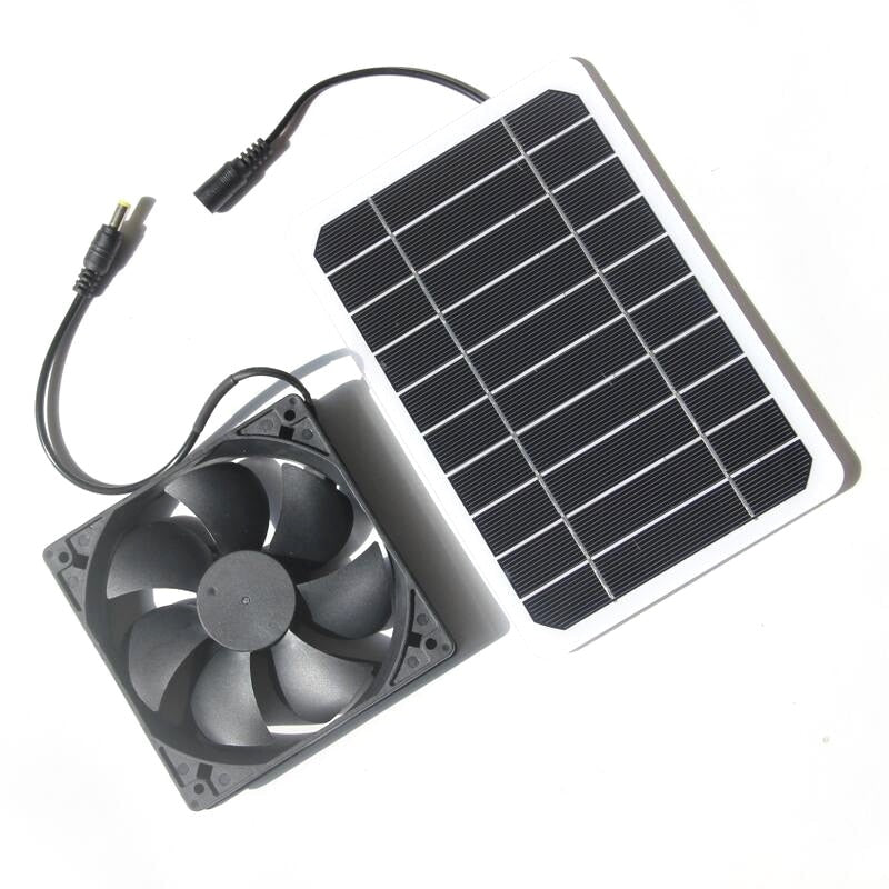 5V 6W Mini Solar Panel Fan Set