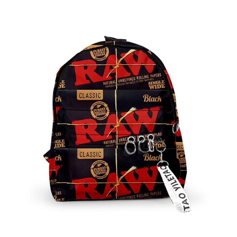 Raw Natural Rolling Papers Backpacks In Assorted Styles