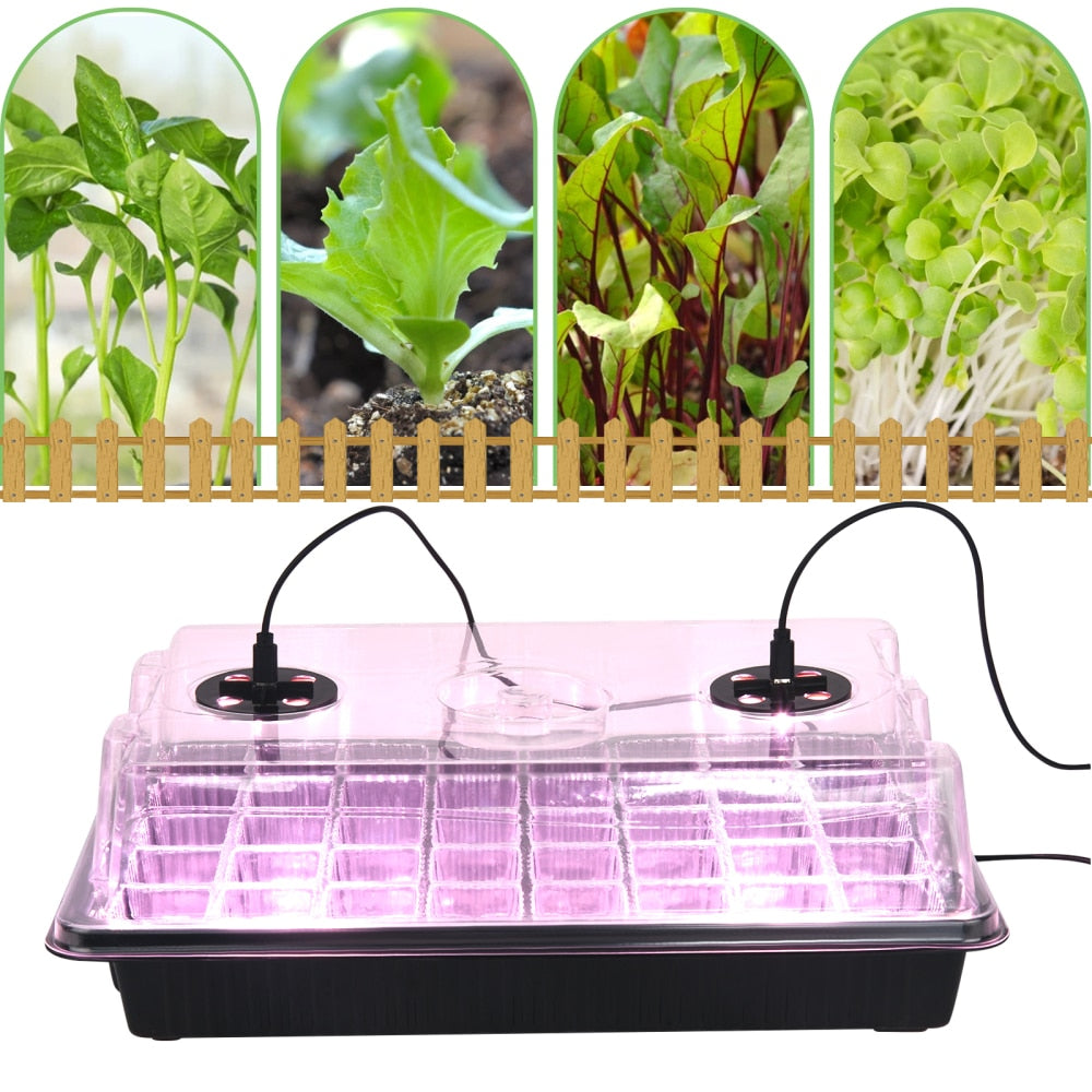 Plant LED Lights For Seed Starter Trays