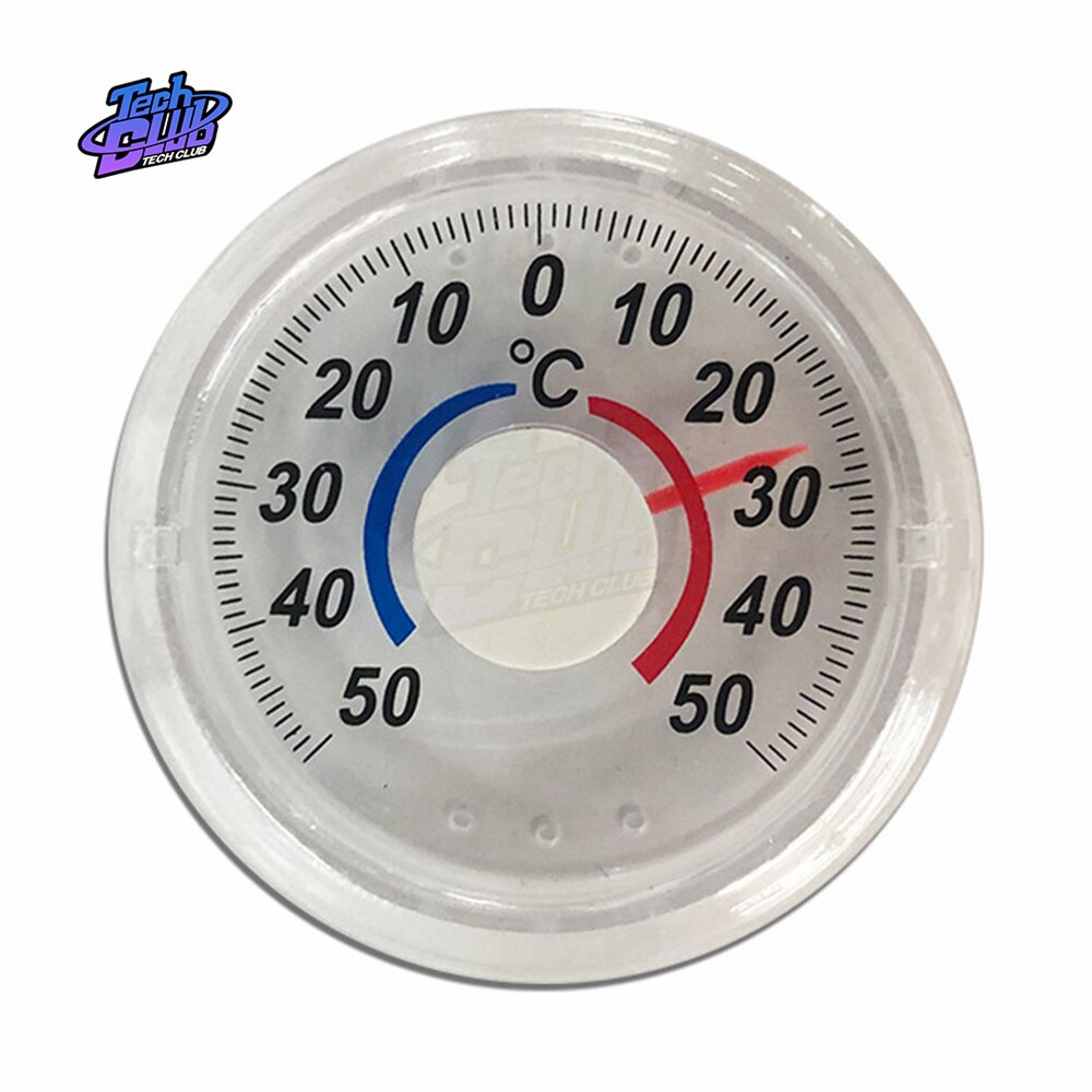 Self Adhesive Round High Accuracy Thermometer For Indoor/Outdoor Wall Greenhouses