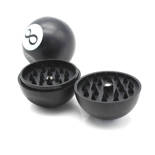 8-Ball Portable Plastic Weed Grinder