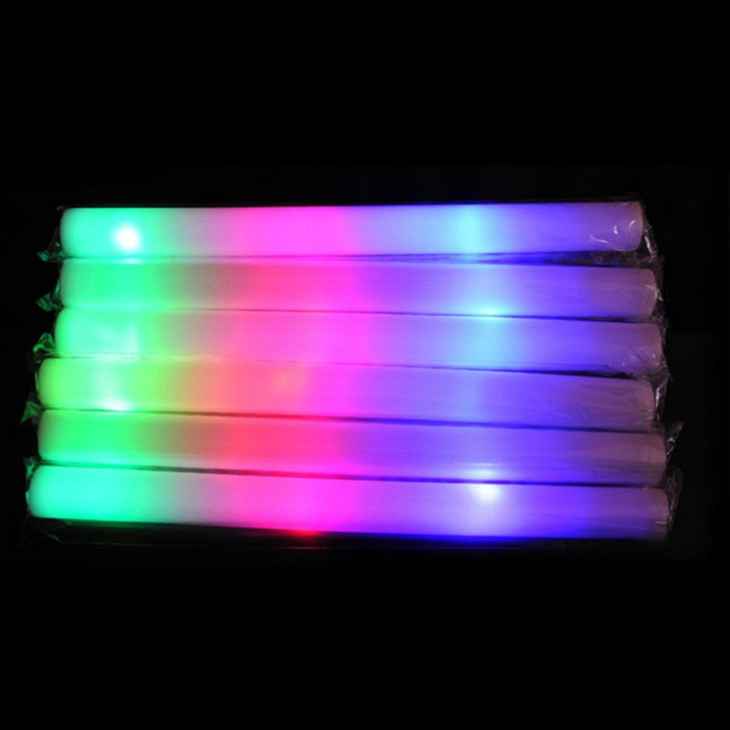 30/60Pcs Colorful LED Glow Sticks