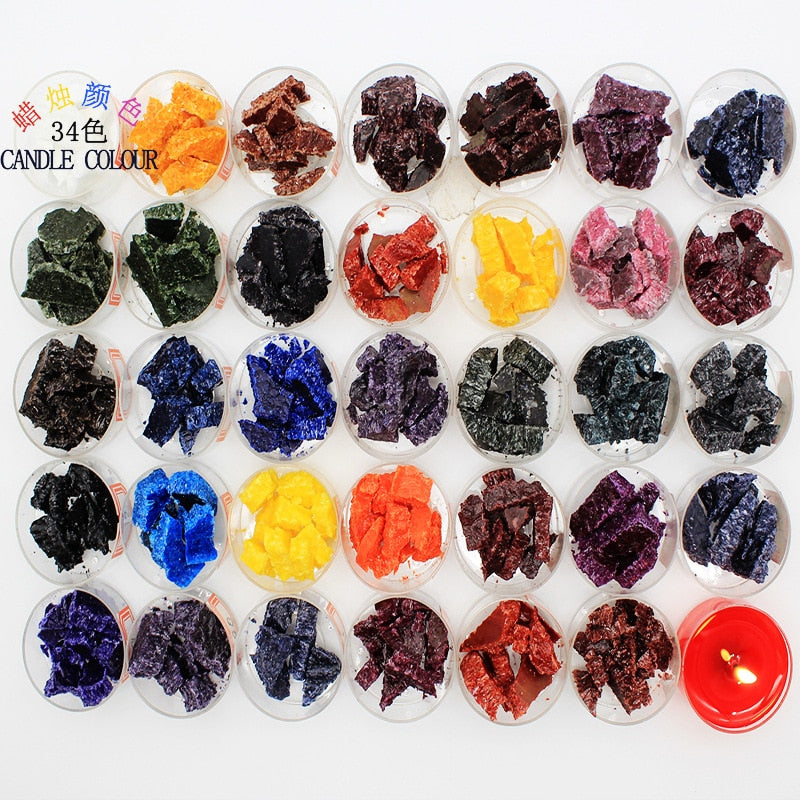 Assorted Vivid Candle/Soap Making Wax Pigment Dye Colors