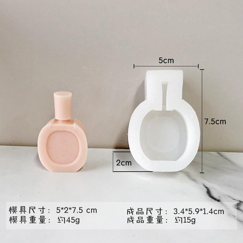 Perfume Bottle Shape Soap/Candle Molds