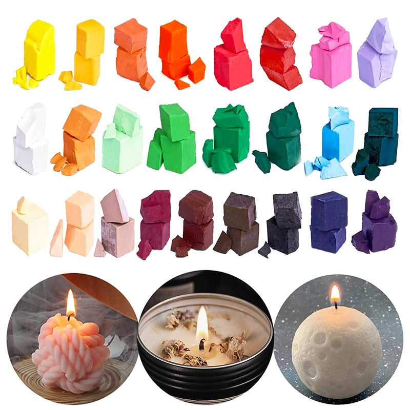 Assorted Vivid Candle/Soap Making Wax Pigment Dye Colors