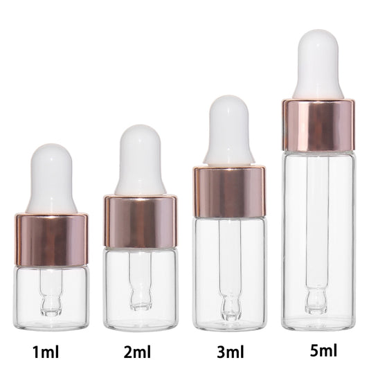 Mini Glass Dropper Bottles