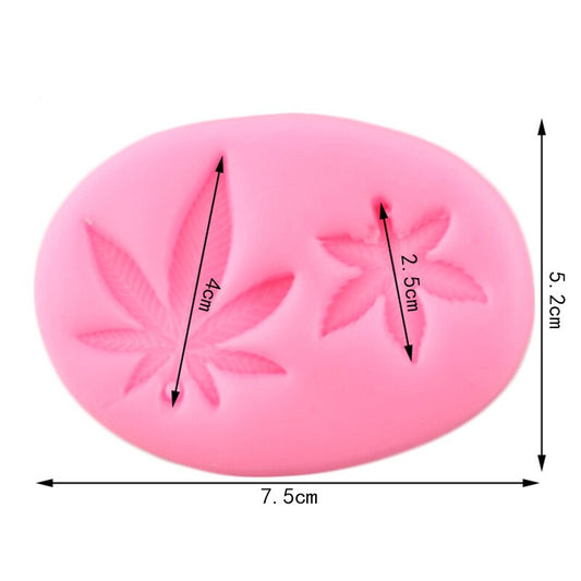 Cannabis Leaf Silicone Baking/Candy Mold