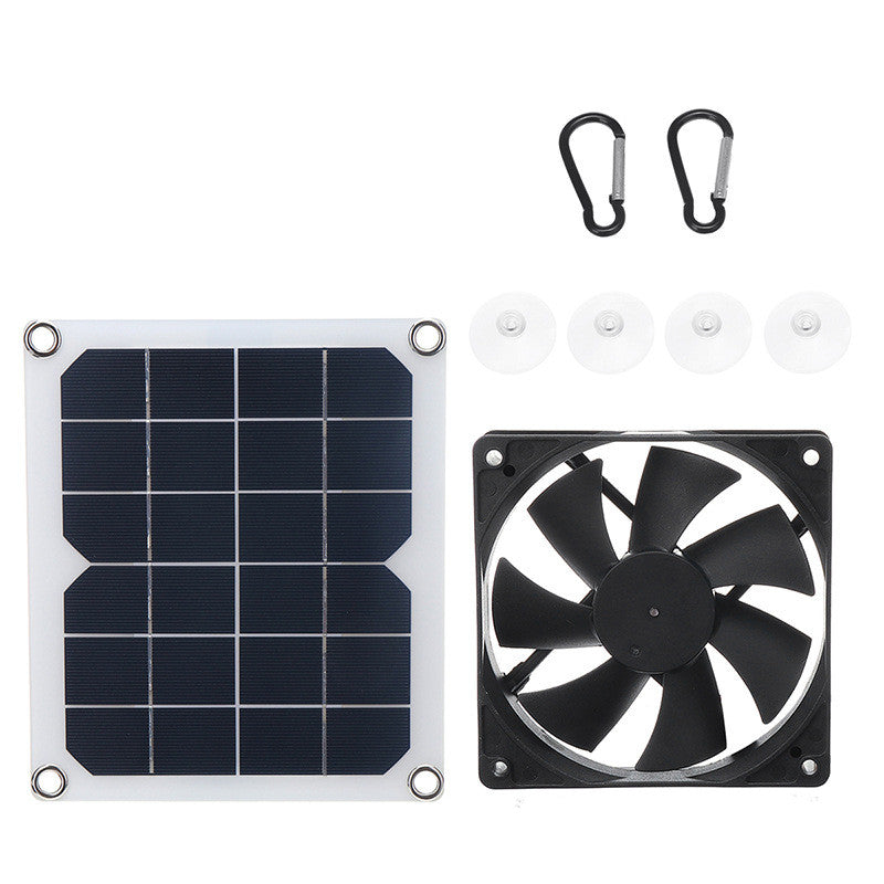 10W Solar Panel Greenhouse Mini Fan