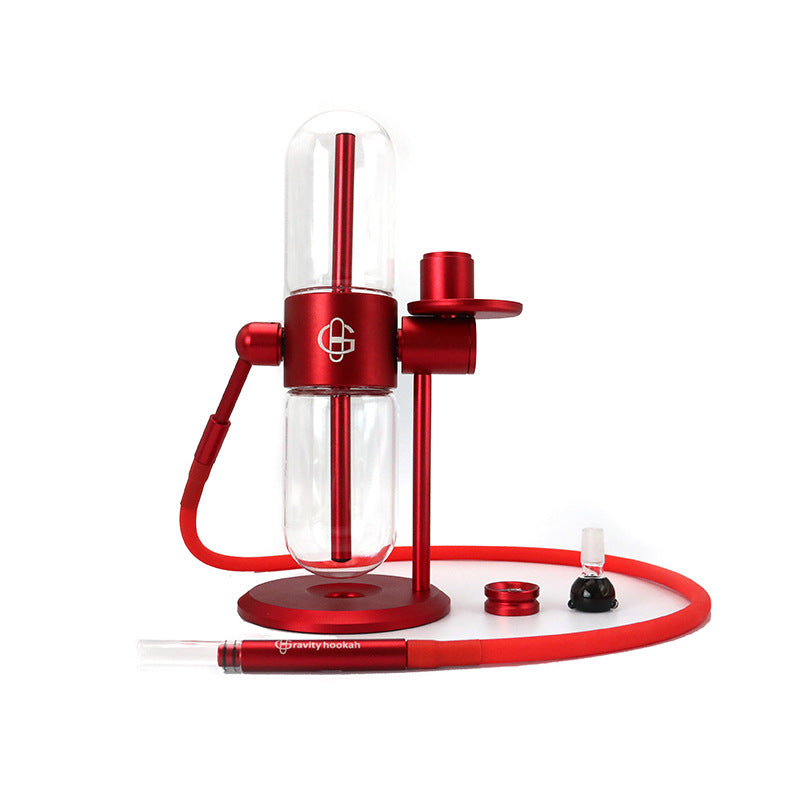 New Colorful Transparent Glass Gravity Hookahs