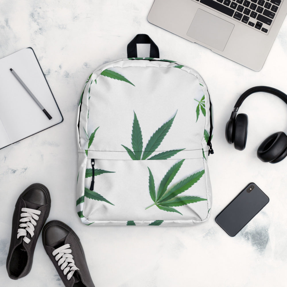 White Indica Collection Backpack