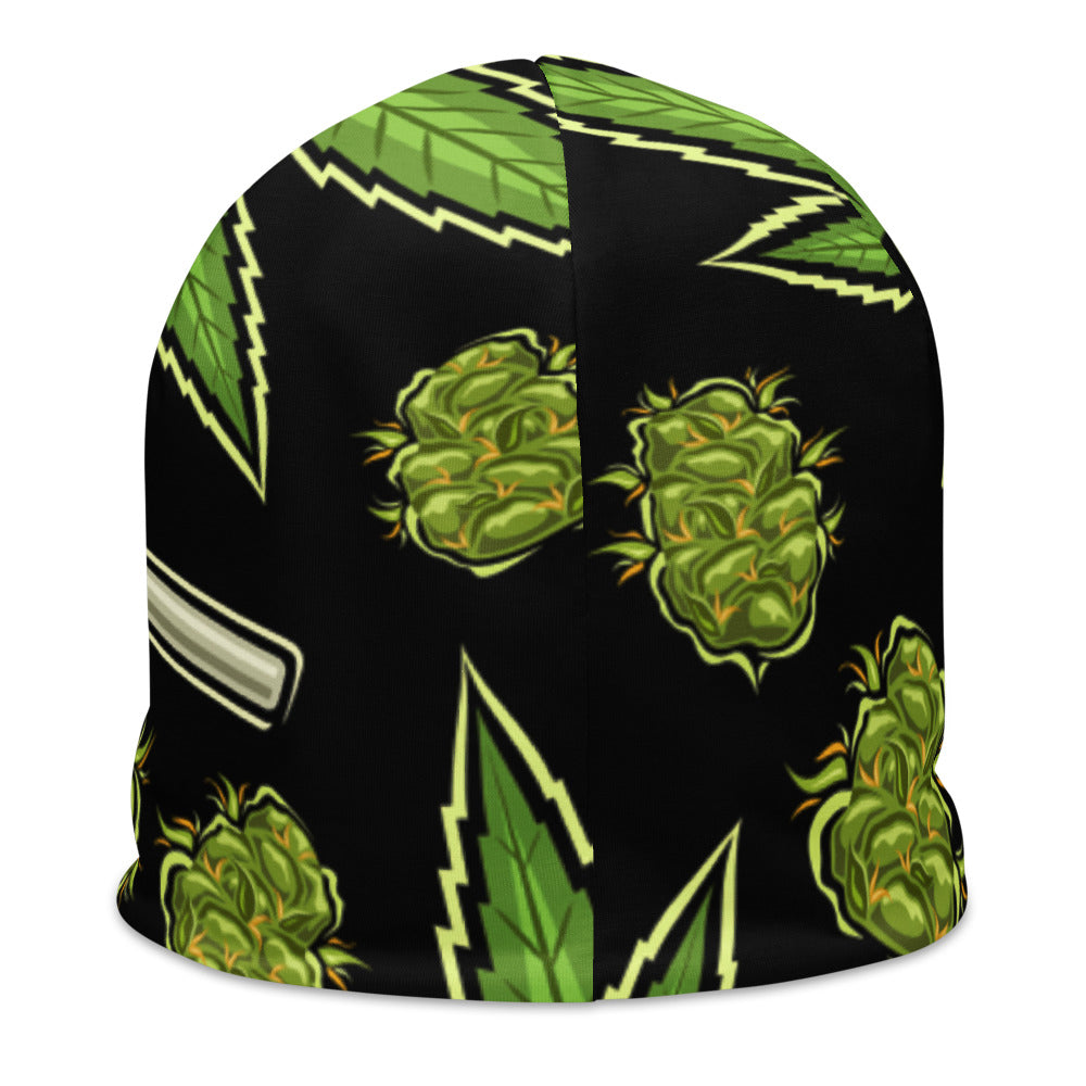 Bud Collection All-Over Print Beanie
