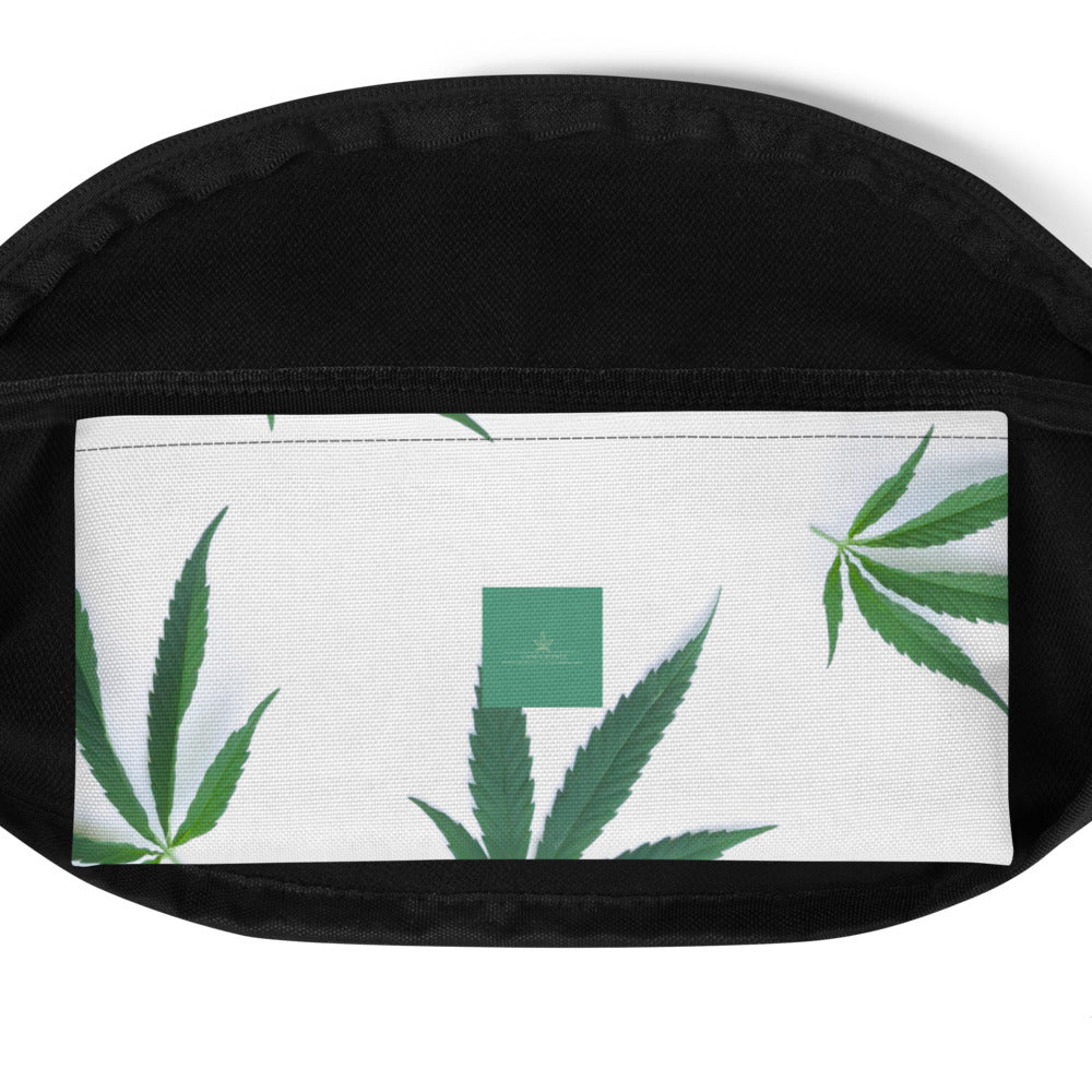 White Indica Collection Fanny Pack