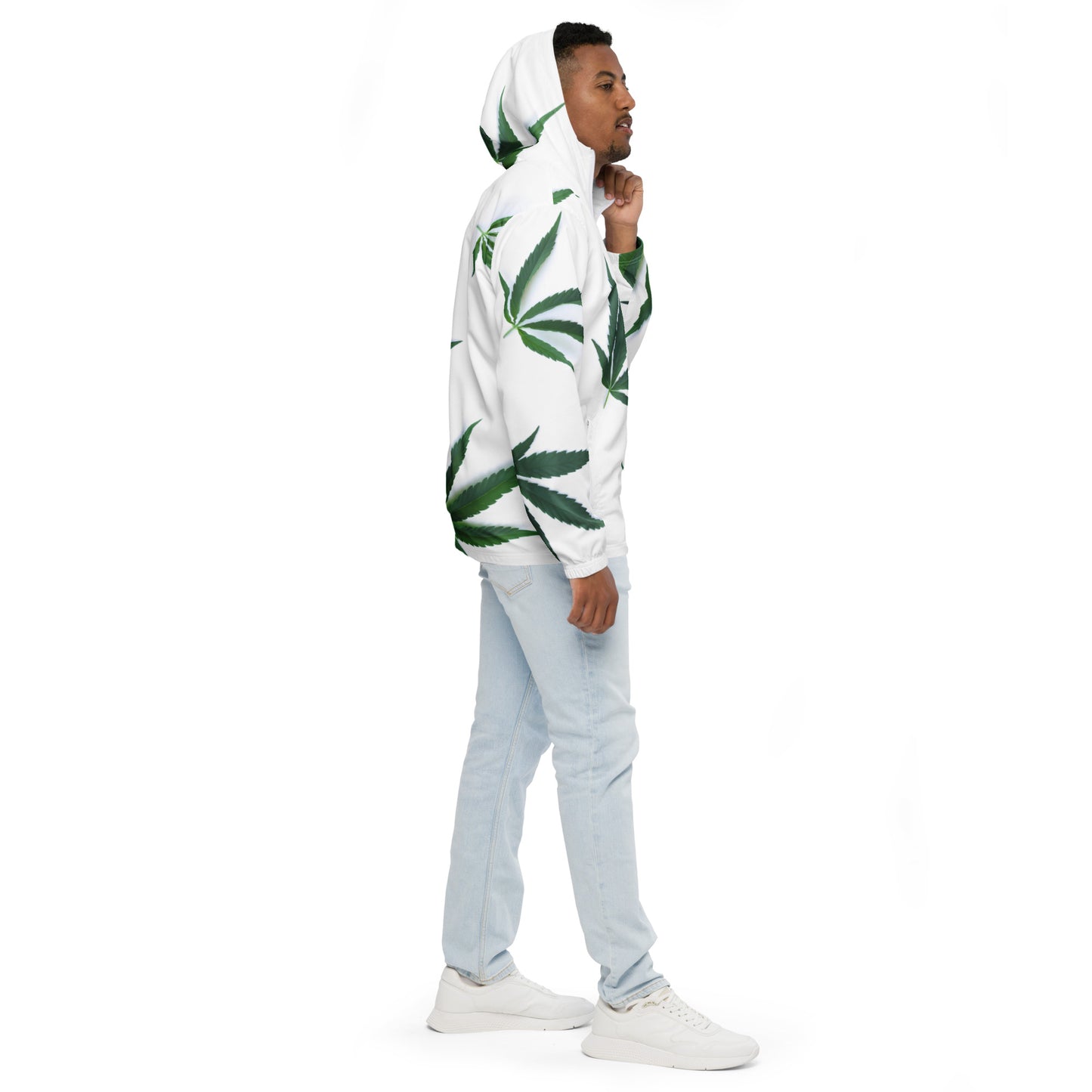 White Indica Collection windbreaker