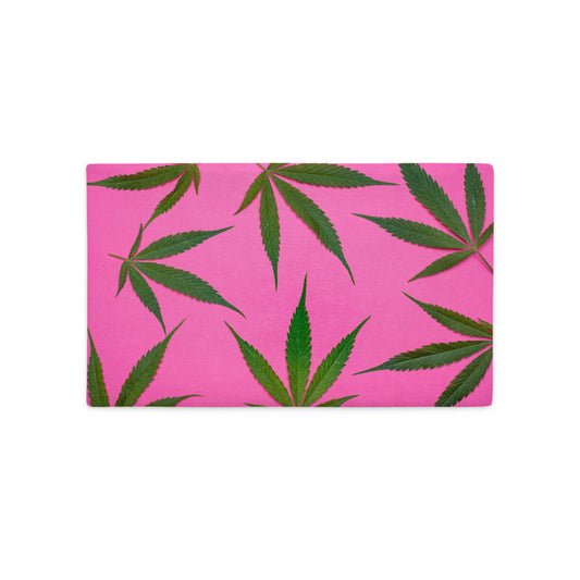 Pink Sativa Collection Premium Pillow Case