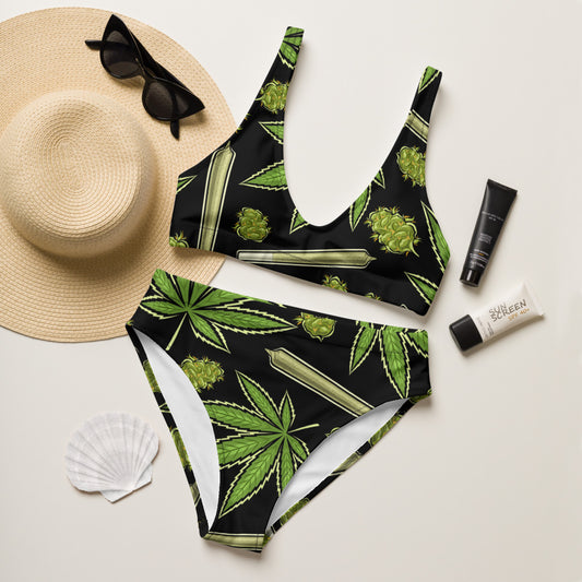 Bud Collection Recycled high-waisted bikini