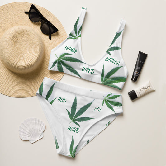 Nickname Collection Recycled high-waisted bikini