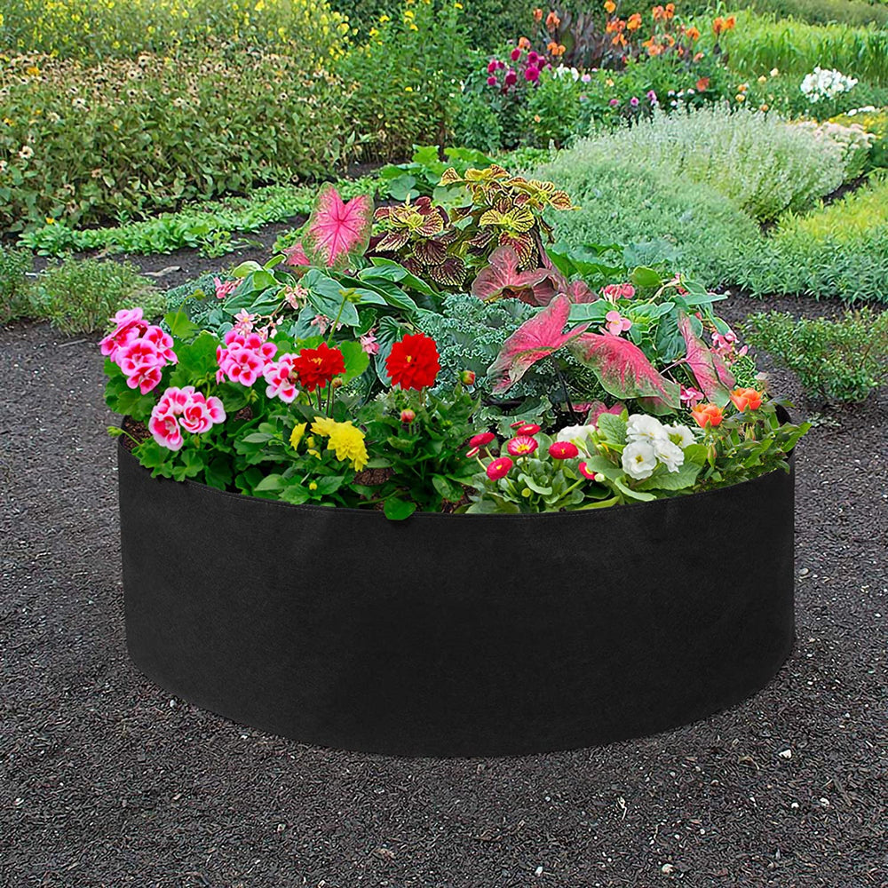 Garden Raised Bed Round Cannabis Planting Container