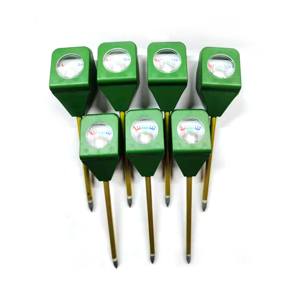 Three-in-one Horticultural Soil Tester Soil Moisture Detector Soil Thermometer Soil Acidity Meter PH