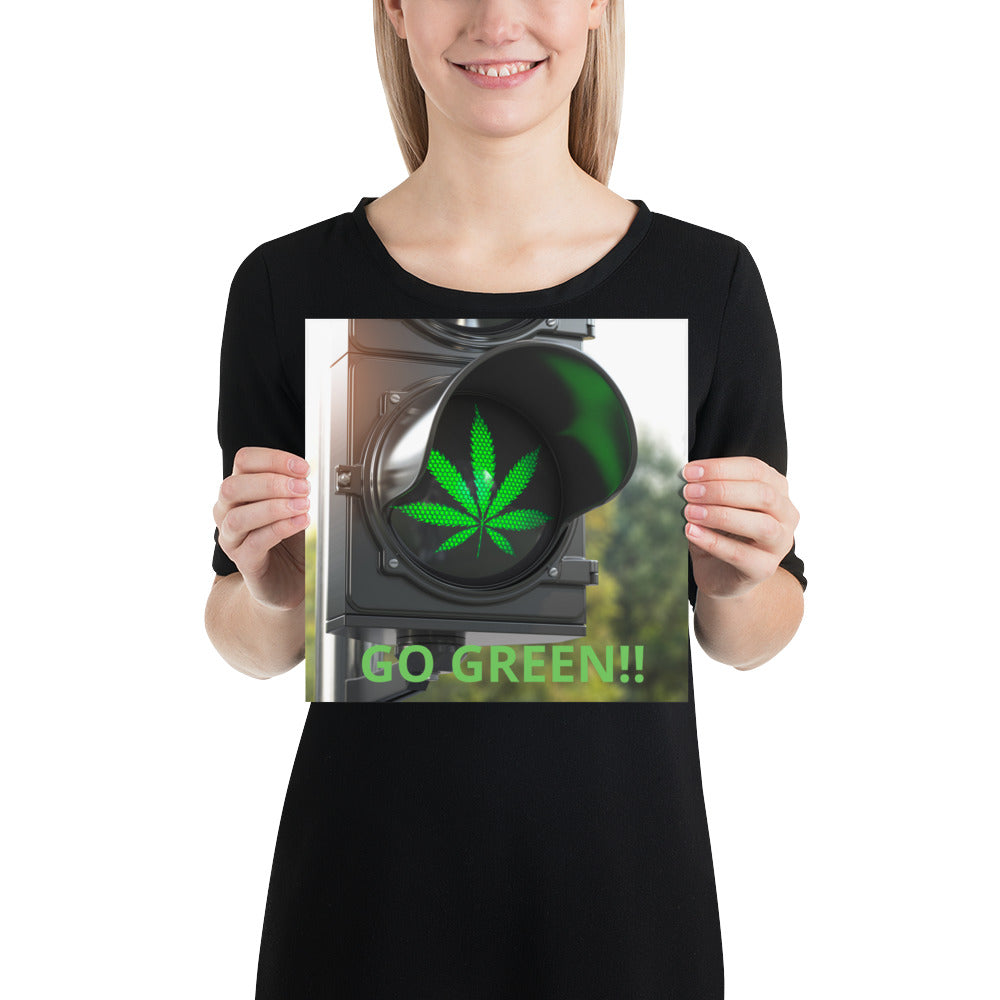 Go Green Poster