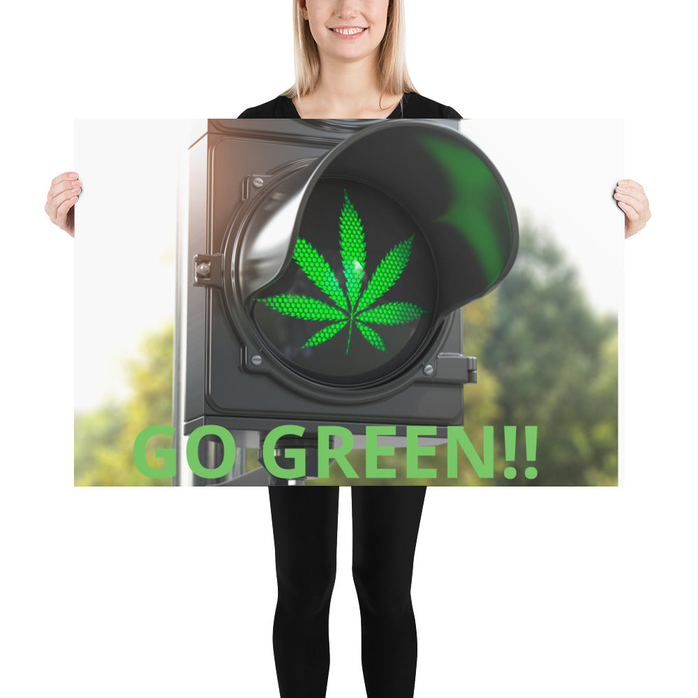 Go Green Poster