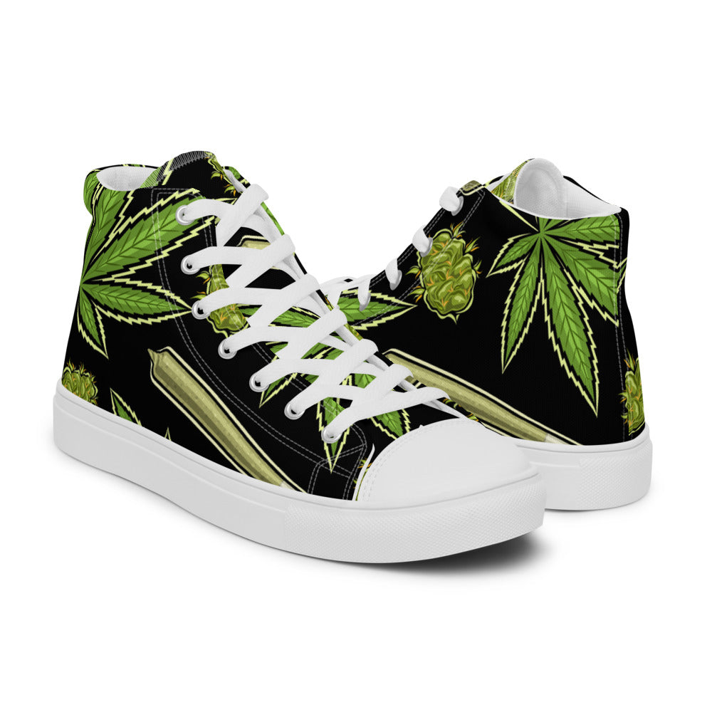 Bud Collection Men’s high top canvas sneakers