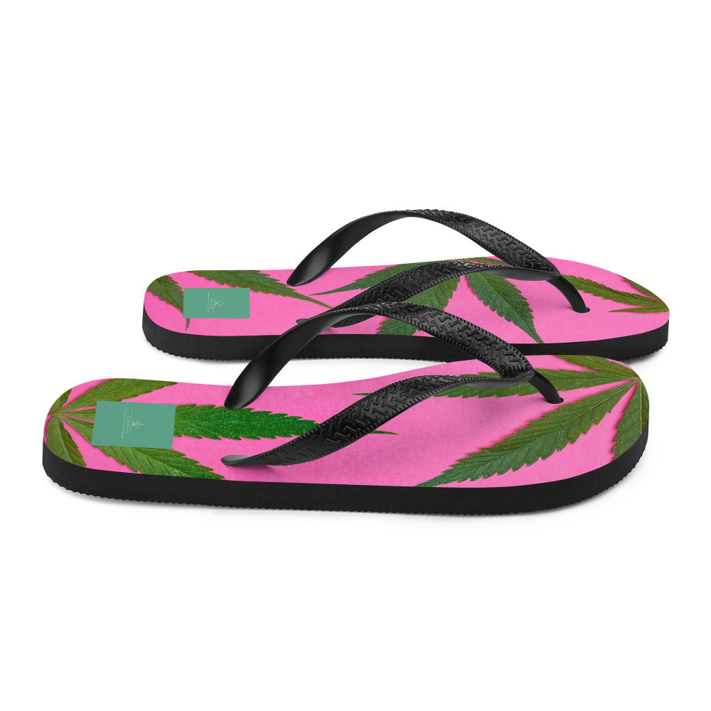 Pink Sativa Collection Flip-Flops