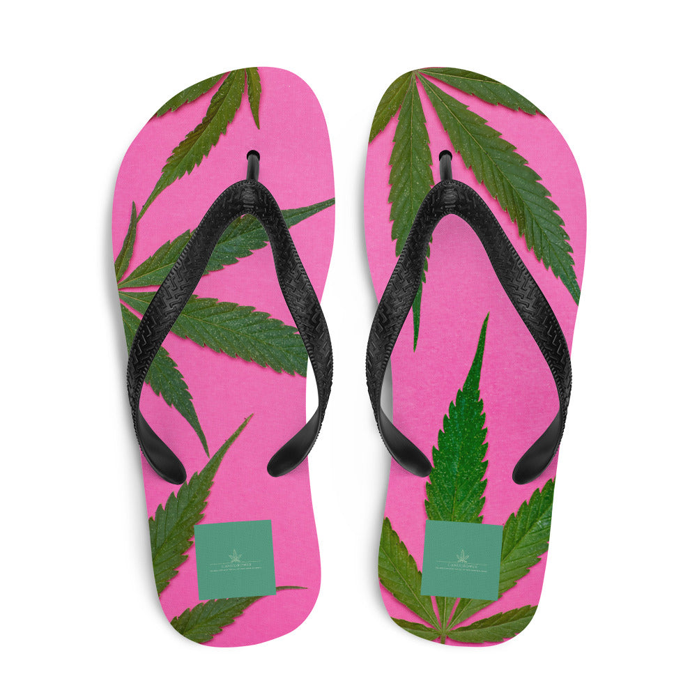 Pink Sativa Collection Flip-Flops