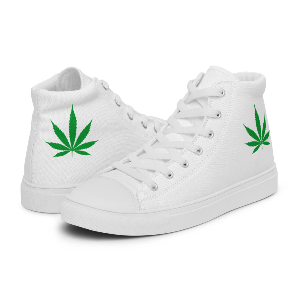 Leaf Collection Women’s high top canvas sneakers